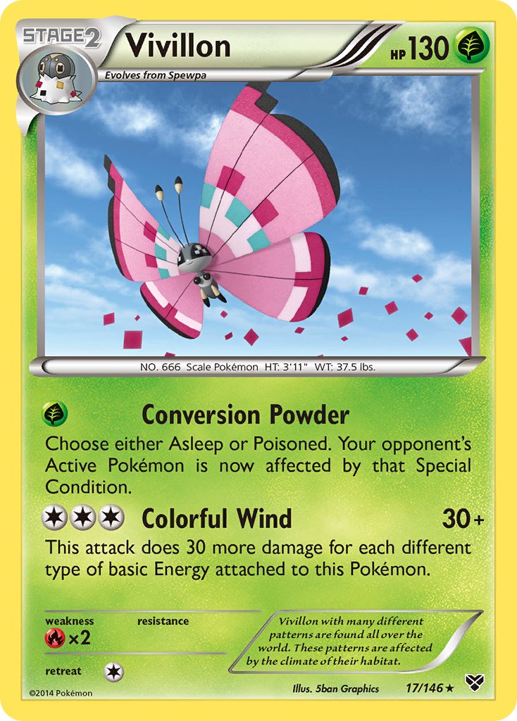 Vivillon 17-146 (Meadow) (RH)