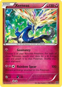 pokemon xy base set xerneas 96 146