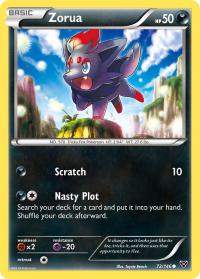 pokemon xy base set zorua 72 146 rh