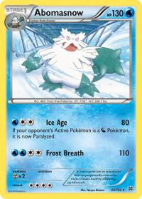 pokemon xy break through abomasnow 40 162 rh