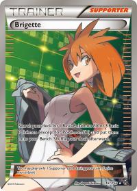 pokemon xy break through brigette full art 161 162