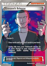 pokemon xy break through giovanni s scheme full art 162 162