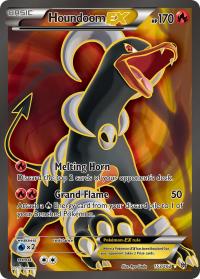 pokemon xy break through houndoom ex full art 153 162