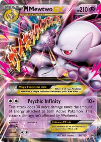 pokemon xy break through m mewtwo ex 64 162