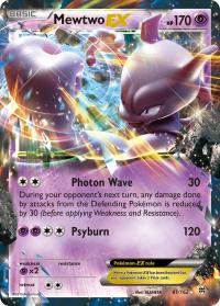 pokemon xy break through mewtwo ex 61 162