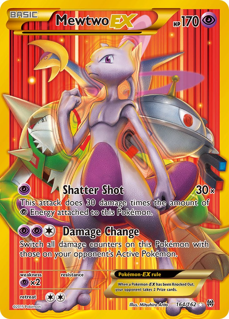 Mewtwo EX FULL ART 164-162