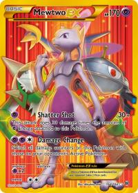 pokemon xy break through mewtwo ex full art 164 162