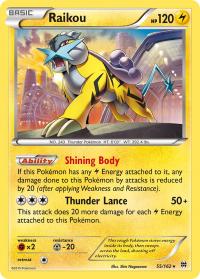 pokemon xy break through raikou 55 162 rh