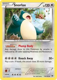 pokemon xy break through snorlax 118 162