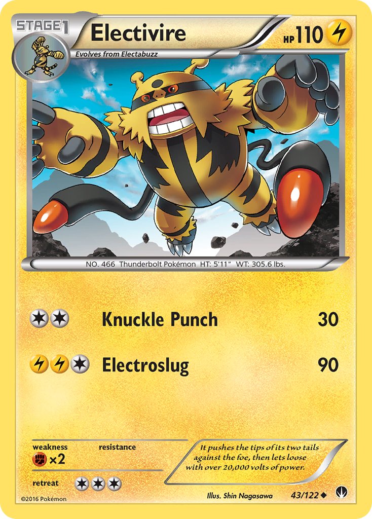 Electivire 43-122 (RH)