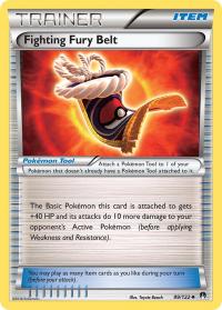 pokemon xy breakpoint fighting fury belt 99 122