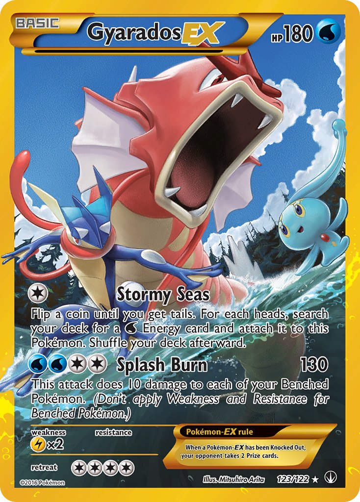 Gyarados EX FULL ART SECRET 123-122