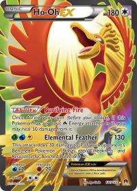 pokemon xy breakpoint ho oh ex full art 121 122