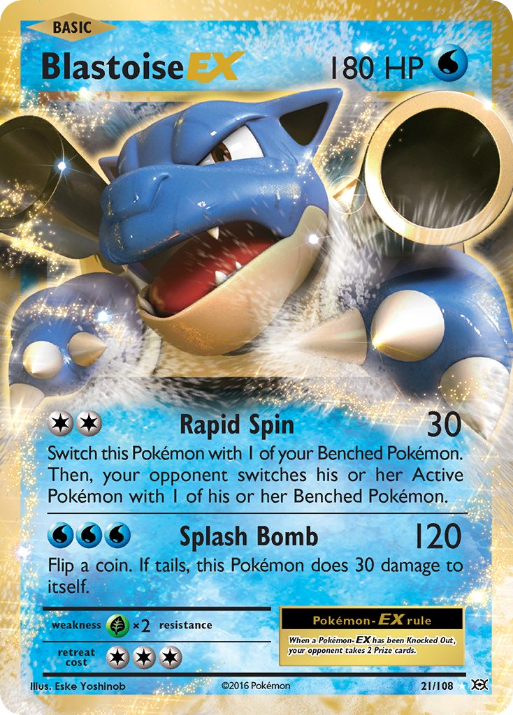 Blastoise EX 21-108