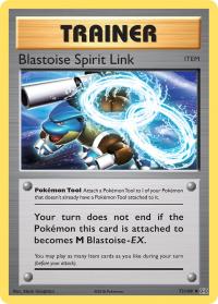 pokemon xy evolutions blastoise spirit link 73 108