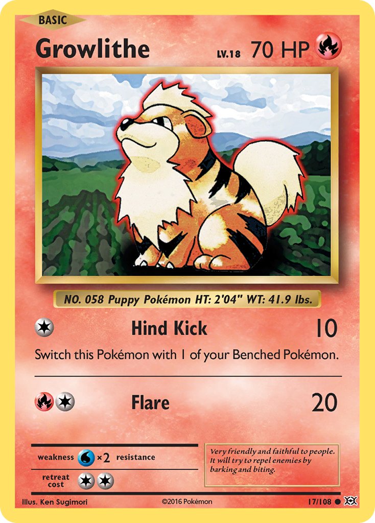 Growlithe 17-108 (RH)