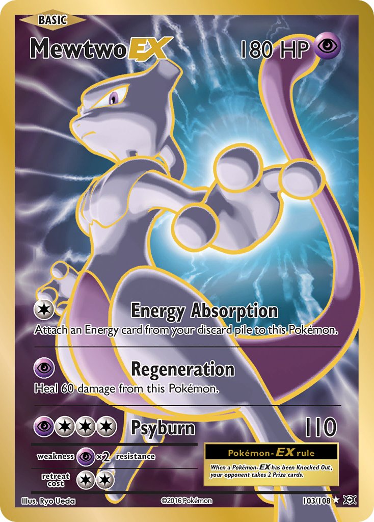 Mewtwo EX FULL ART 103-108