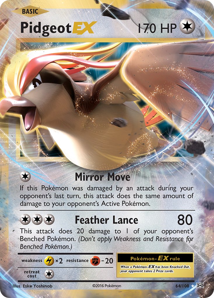 Pidgeot EX 64-108