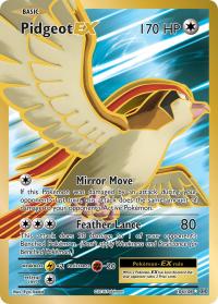 pokemon xy evolutions pidgeot ex full art 104 108