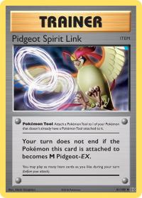 pokemon xy evolutions pidgeot spirit link 81 108 rh