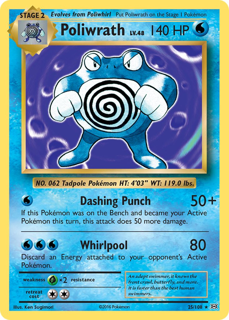 Poliwrath 25-108 (RH)