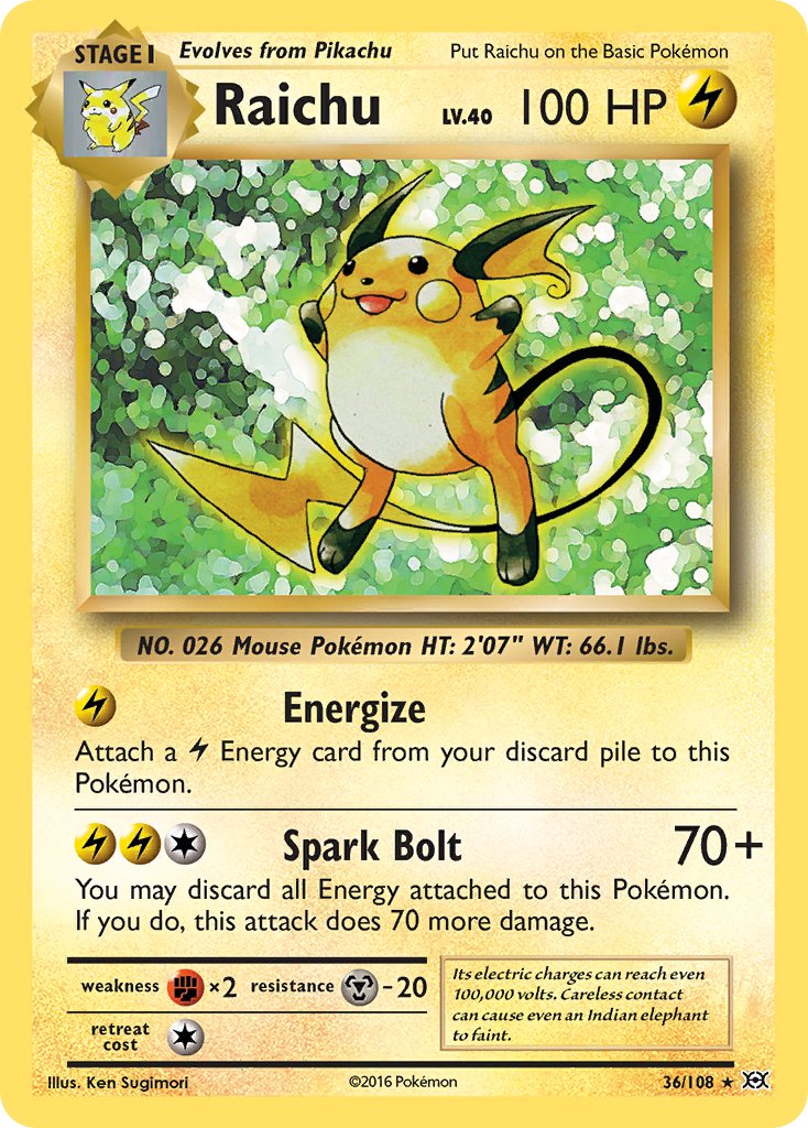 Raichu 36-108 (RH)