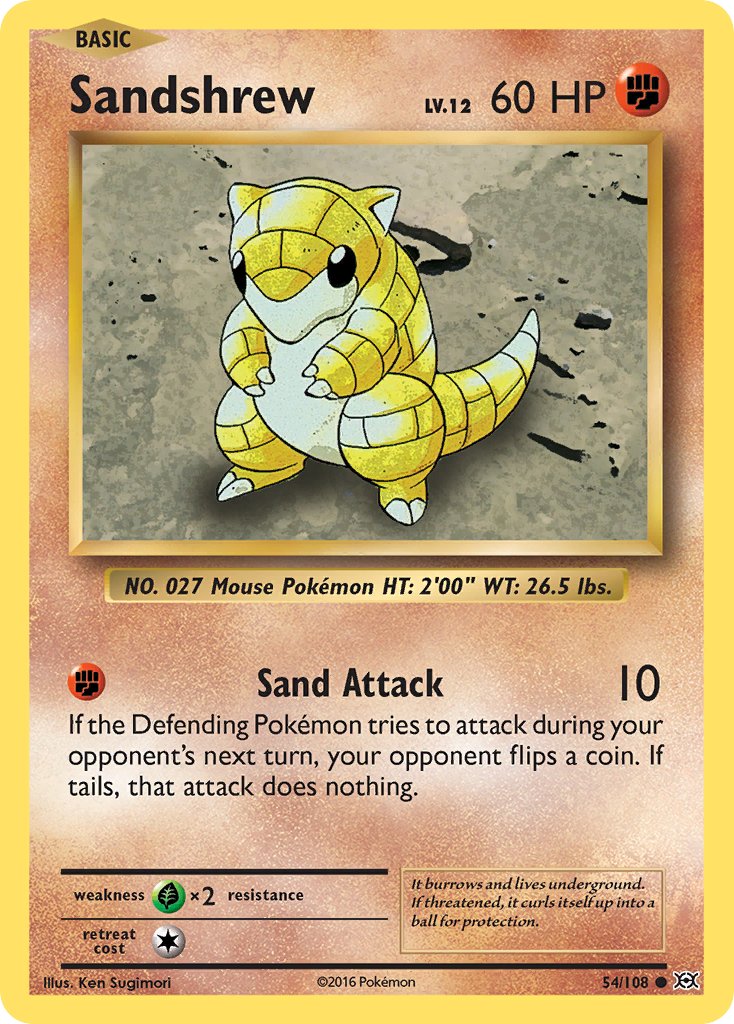 Sandshrew 54-108