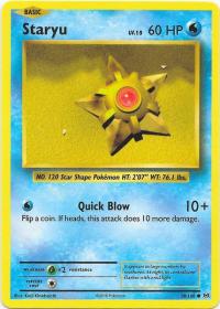 pokemon xy evolutions staryu 30 108 x