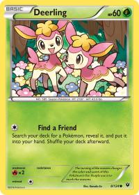 pokemon xy fates collide deerling 8 124