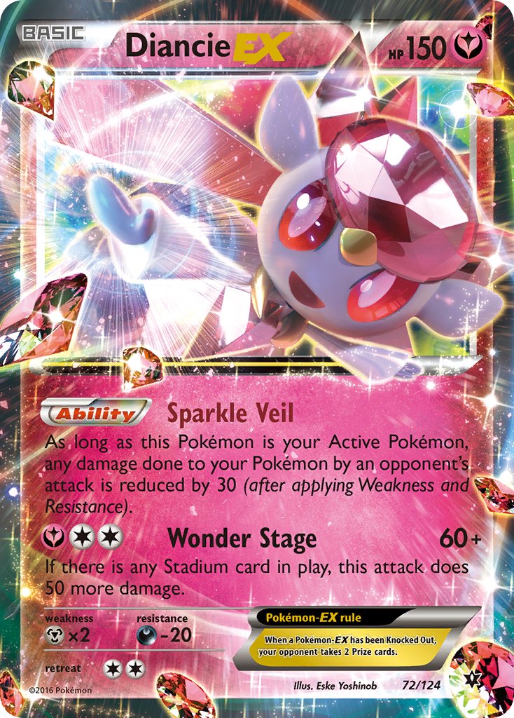 Diancie EX 72-124