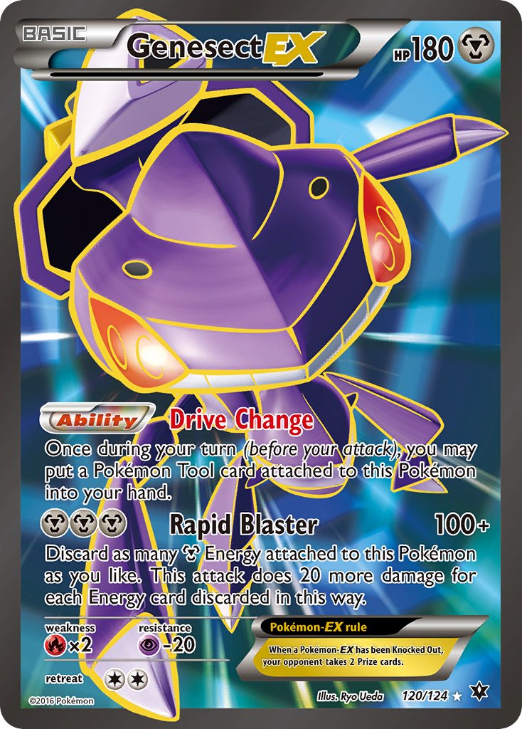 Genesect EX FULL ART 120-124