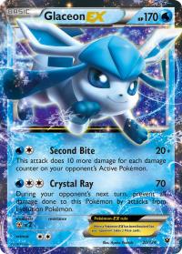 pokemon xy fates collide glaceon ex 20 124