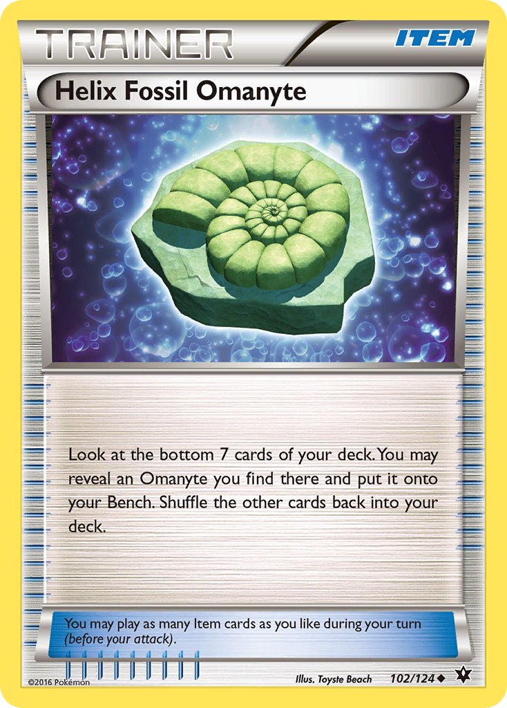 Helix Fossil Omanyte 102-124