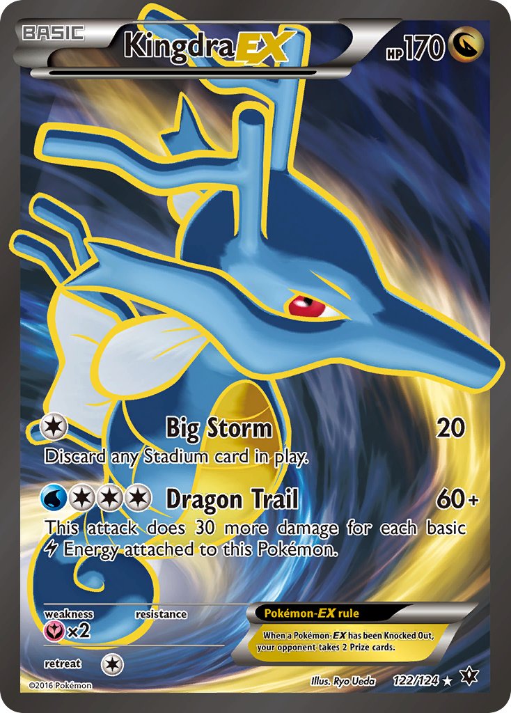 Kingdra EX FULL ART 122-124