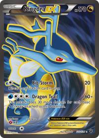 pokemon xy fates collide kingdra ex full art 122 124