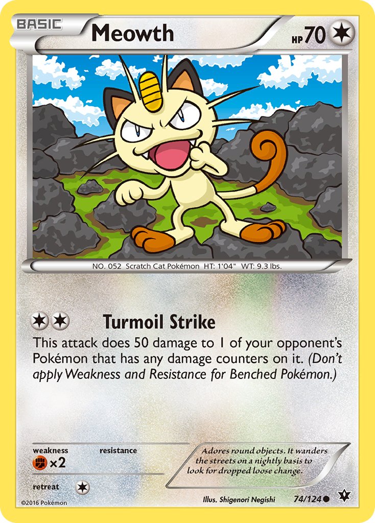 Meowth 74-124 (RH)