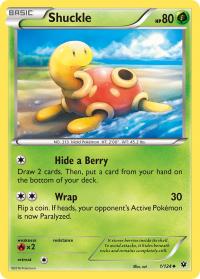 pokemon xy fates collide shuckle 1 124