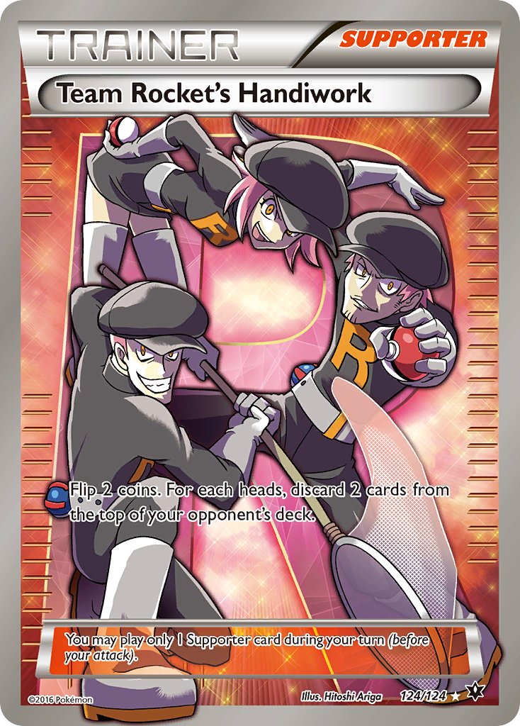 Team Rocket's Handiwork FULL ART 124-124