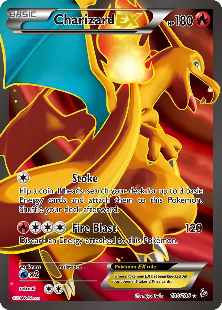 Charizard EX Full Art 100-106