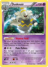 pokemon xy flashfire dusknoir 40 106