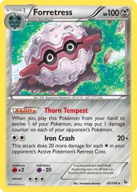 pokemon xy flashfire forretress 60 106