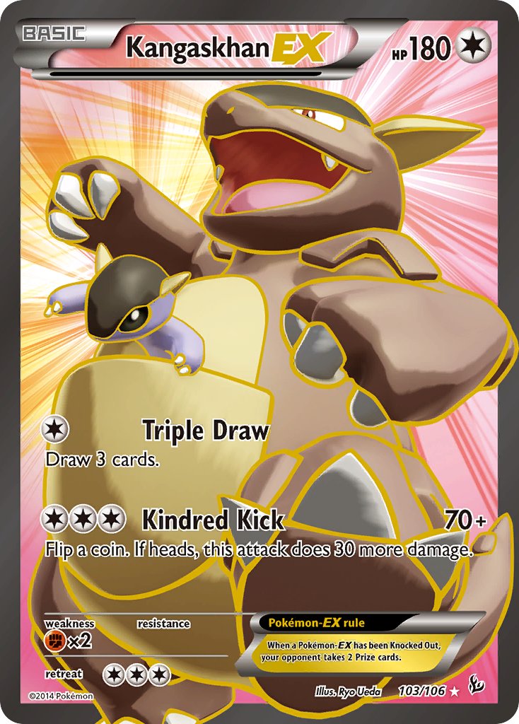 Kangaskhan EX Full Art 103-106