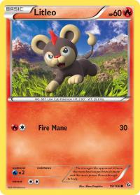 pokemon xy flashfire litleo 19 106