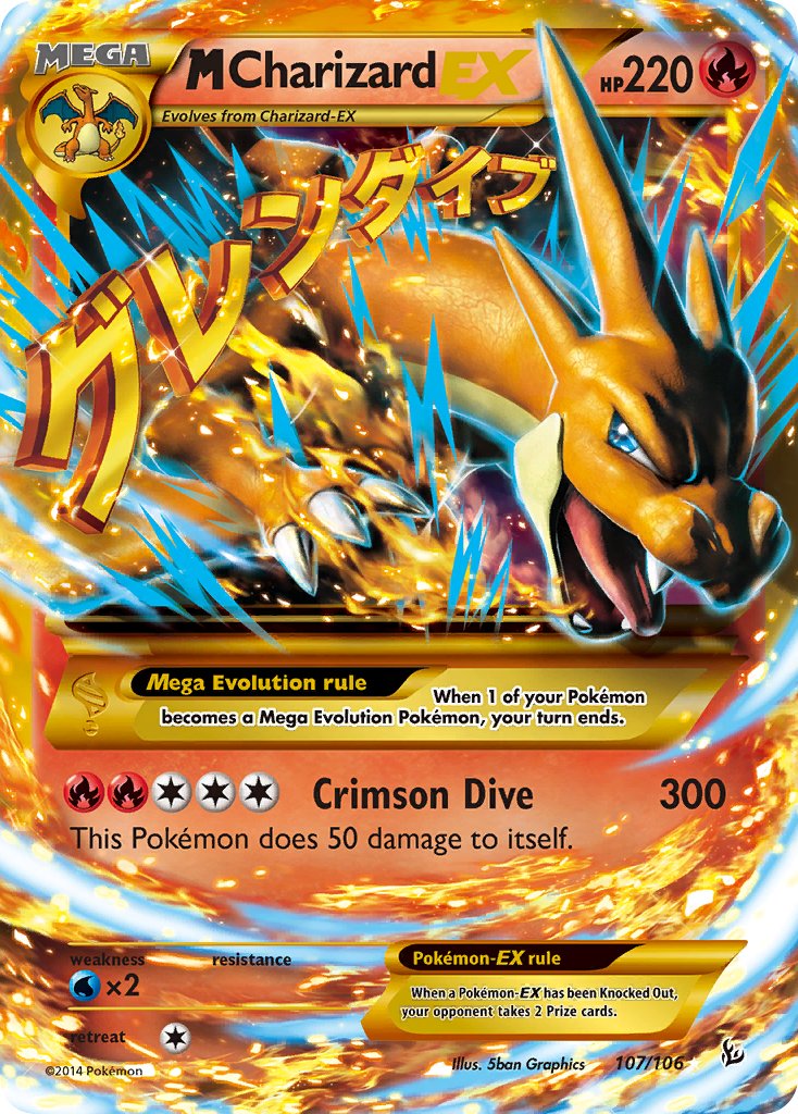 M Charizard EX 107-106