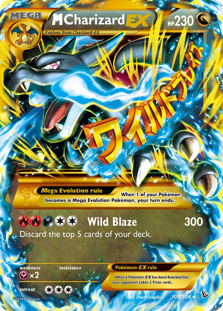 M Charizard EX 108-106