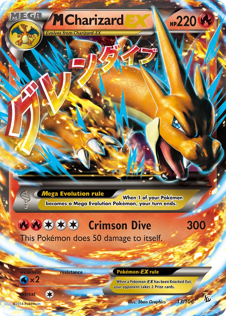 M Charizard EX 13-106