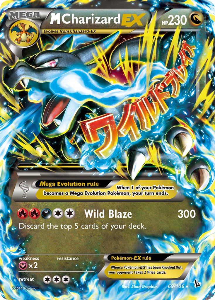 M Charizard EX 69-106