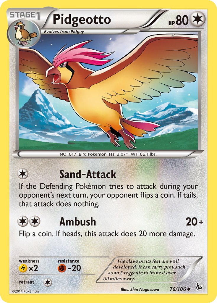 Pidgeotto 76-106