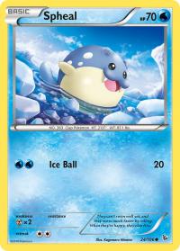 pokemon xy flashfire spheal 24 106