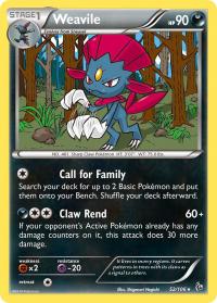 pokemon xy flashfire weavile 52 106 rh